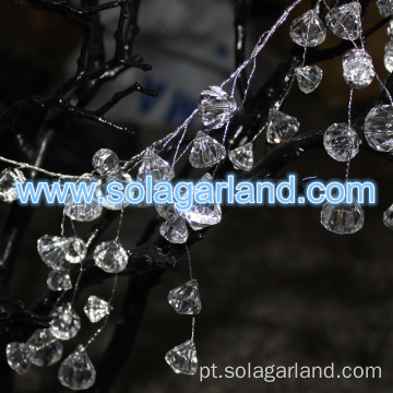 Decoração de casamento em acrílico diamante cristal grinalda guirlanda